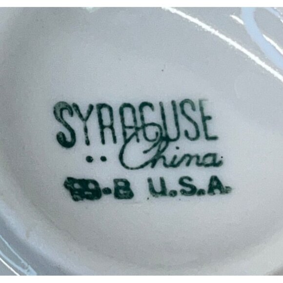 4 Vintage Santa Fe Railroad California Poppy Coffee Cups Syracuse China - Picture 7 of 8